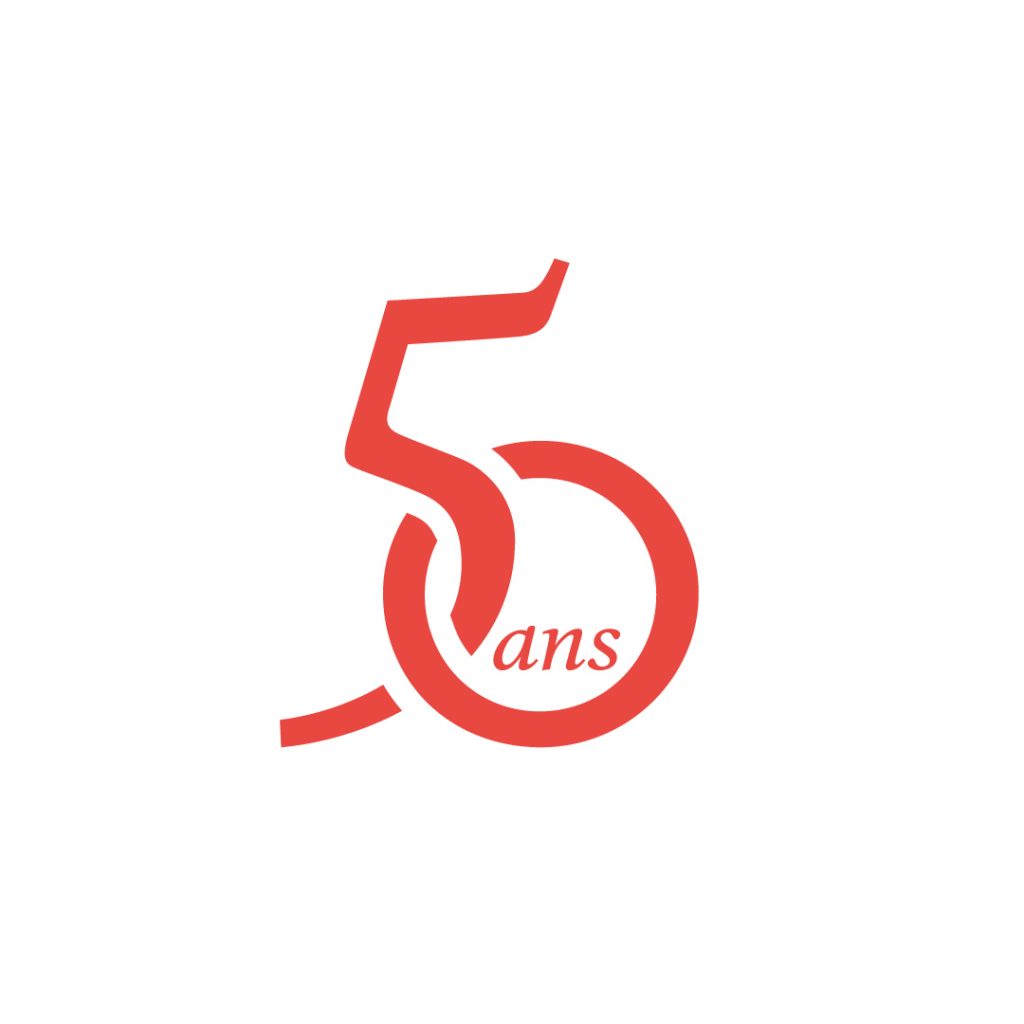 Le logo des 50 ans de Maxiam